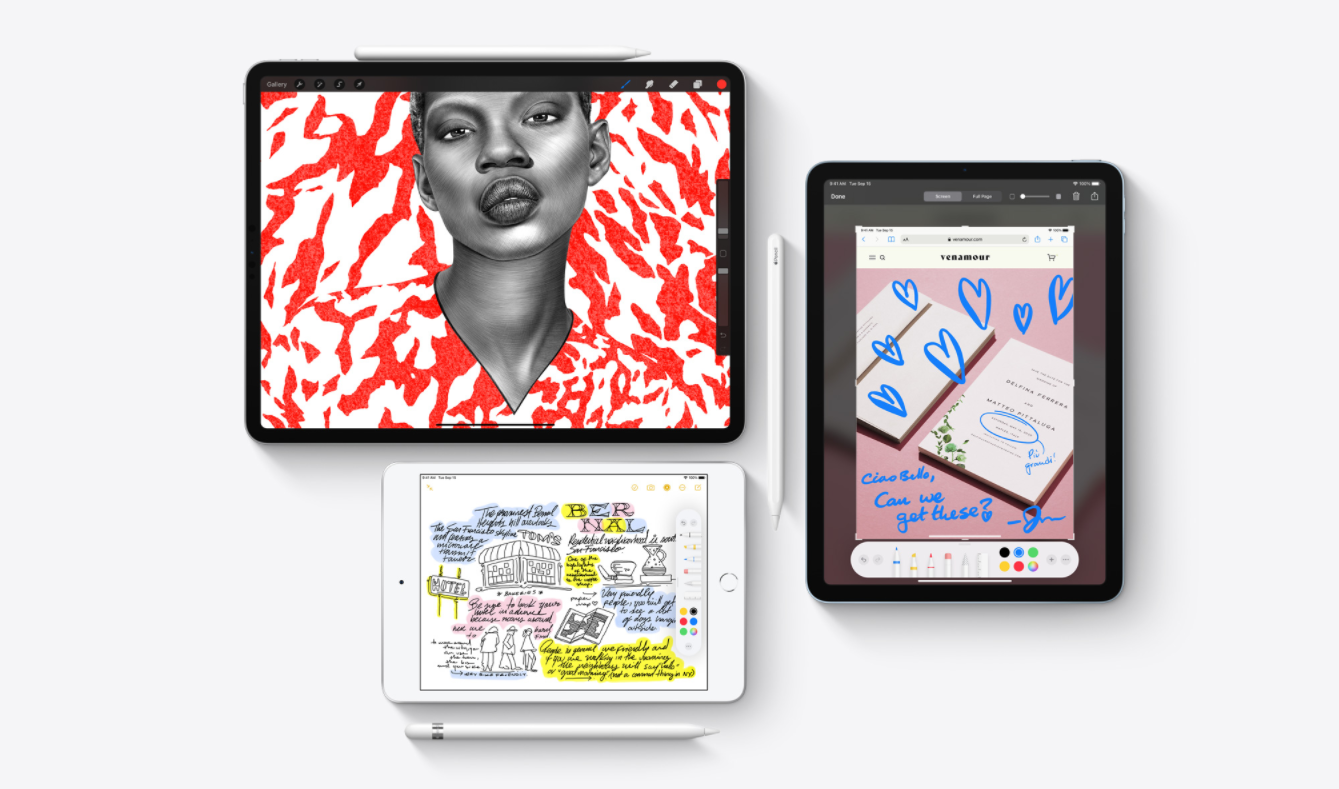 iPad 2020 with Apple pencil