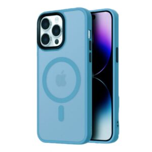 Aizmugurējais vāciņš Tech-Protect  Tech-Protect MagMat MagSafe iPhone 13 mini case - navy blue matte 