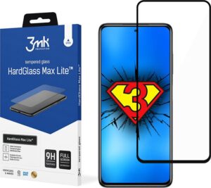 Protective glass 3MK Xiaomi POCO X3 GT Black - HardGlass Max Lite 