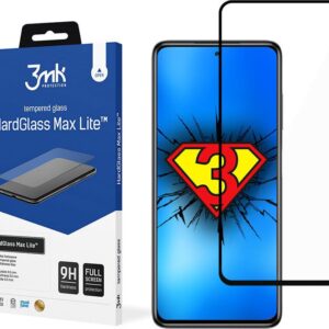 Protective glass 3MK Xiaomi POCO X3 GT Black - HardGlass Max Lite 