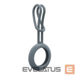 Nutika sildi tarvik iLike  AirTag Silicone Keychain Loop Case Grey Blue