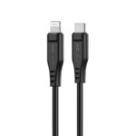 Kabelis Acefast Apple Lightning to Type-C 1.2m 30W 3A MFI Cable Black