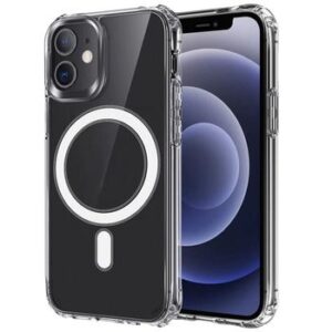 Aizmugurējais vāciņš Tel Protect Apple iPhone 12 Pro MagSilicone Case Transparent