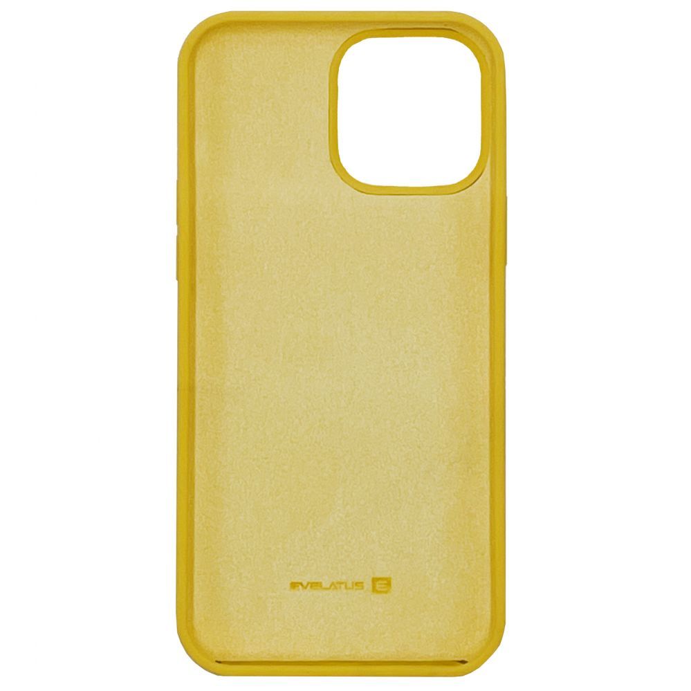 Tagakaaned Evelatus Apple iPhone 13 Pro Max Premium Soft TouchSilicone Case Yellow