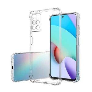 Aizmugurējais vāciņš Evelatus Xiaomi Poco M4 Pro 5G Military Shockproof Silicone Case TPU Transparent