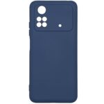 Back panel cover Evelatus Xiaomi Poco M4 Pro Nano Silicone Case Soft Touch TPU Blue