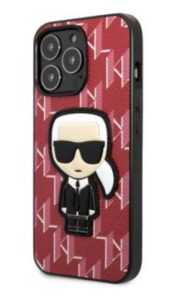 Tagakaaned Karl Lagerfeld Apple iPhone 13 Pro Max Monogram Ikonik Case Red