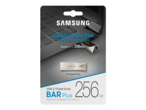 Zibatmiņa Samsung  SAMSUNG BAR PLUS 256GB Champagne Silver 
