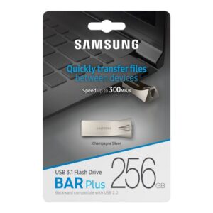 Zibatmiņa Samsung  SAMSUNG BAR PLUS 256GB Champagne Silver 