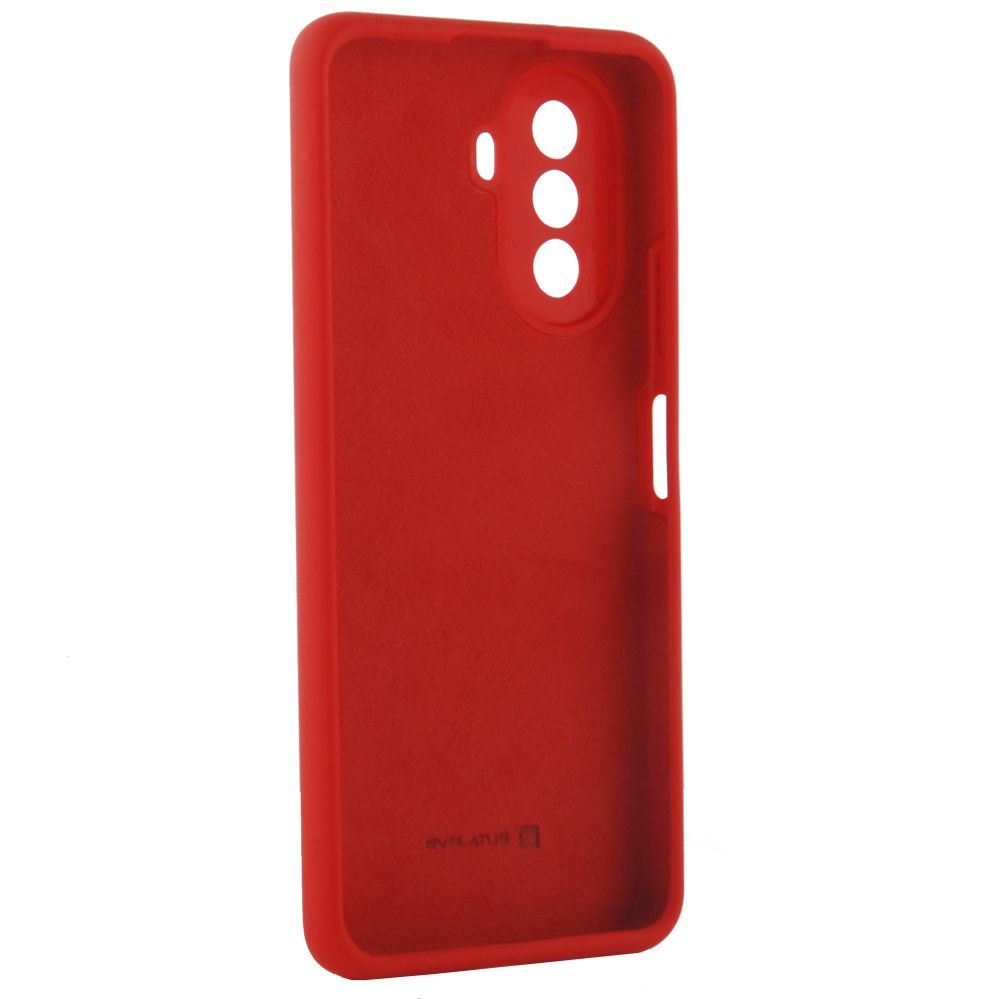 Back panel cover Evelatus Huawei Nova Y70 Premium Soft Touch Silicone Case Red