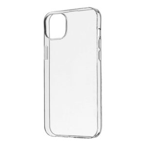 Aizmugurējais vāciņš Evelatus Apple iPhone 14 Plus 6.7 Clear Silicone Case 1.5mm TPU Transparent