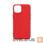 Back panel cover Evelatus Apple iPhone 14 6.1 Nano Silicone Case Soft Touch TPU Red