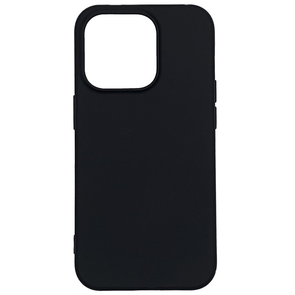 Back panel cover Evelatus Apple iPhone 14 Pro 6.1 Nano Silicone Case Soft Touch TPU Black