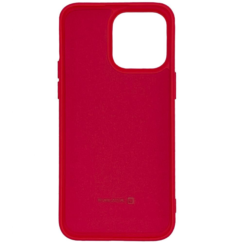Back panel cover Evelatus Apple iPhone 14 Pro 6.1 Nano Silicone Case Soft Touch TPU Red