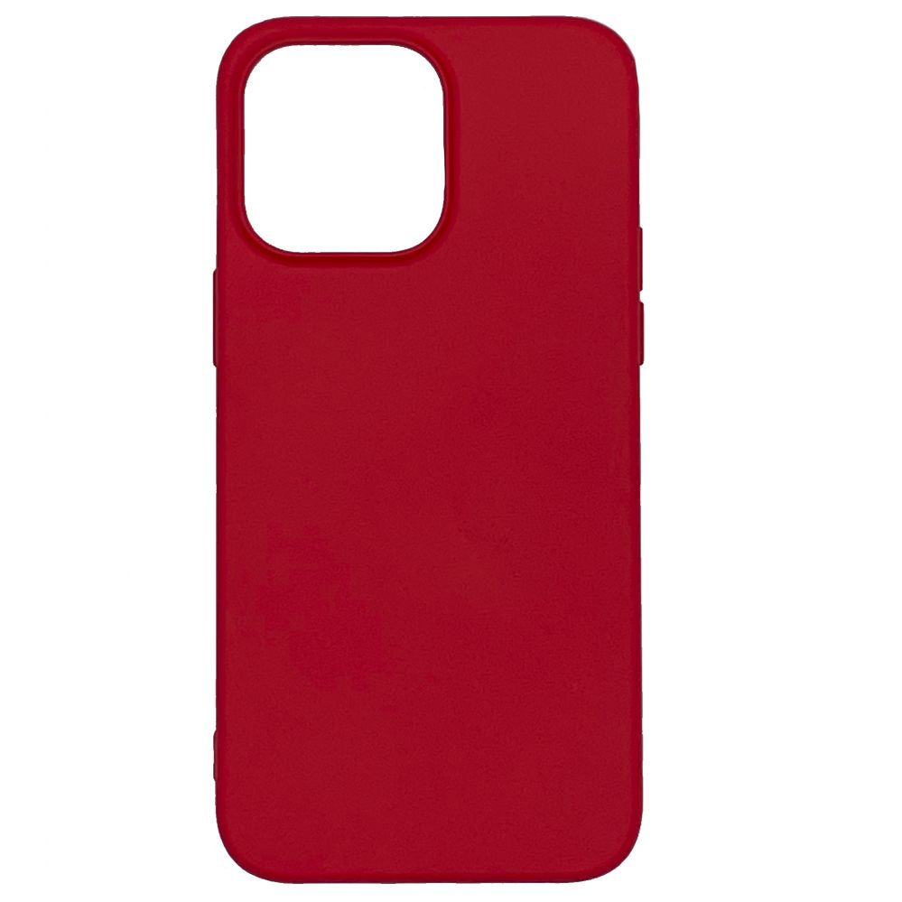 Back panel cover Evelatus Apple iPhone 14 Pro Max 6.7 Nano Silicone Case Soft Touch TPU Red