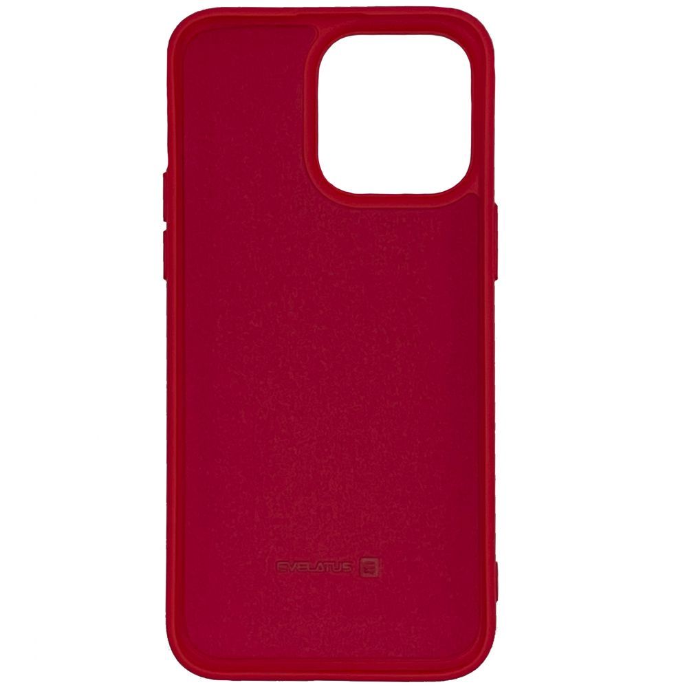 Back panel cover Evelatus Apple iPhone 14 Pro Max 6.7 Nano Silicone Case Soft Touch TPU Red