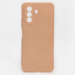 Tagakaaned Evelatus Huawei Nova Y70 Nano Silicone Case Soft Touch TPU Beige