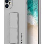 Tagakaaned iLike Samsung Galaxy A22 5G Kickstand Case Silicone Stand Cover Grey