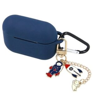 Korpus kõrvaklappidele iLike Apple Case for Airpods 3 dark blue with pendant Blue