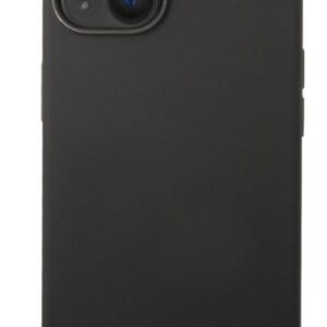 Aizmugurējais vāciņš Guess Apple iPhone 14 Plus Liquid Silicone Metal Logo Case Black