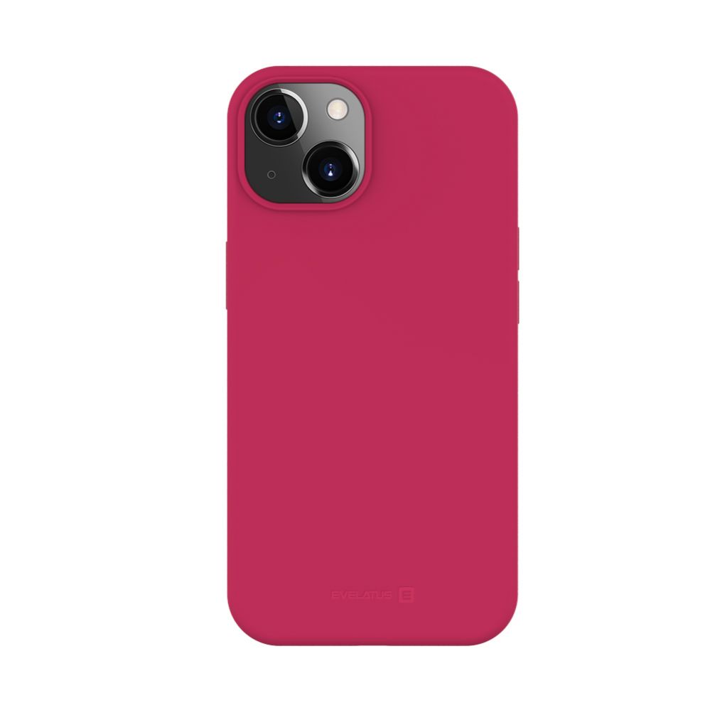 Tagakaaned Evelatus Apple iPhone 13 Premium Soft Touch Silicone Case Rose Red