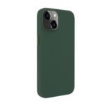Back panel cover Evelatus Apple iPhone 14 Genuine Leather Case with MagSafe Dark Green