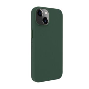 Aizmugurējais vāciņš Evelatus Apple iPhone 14 Genuine Leather Case with MagSafe Dark Green