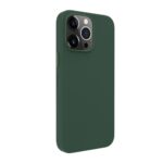Back panel cover Evelatus Apple iPhone 14 Pro Genuine Leather case with MagSafe Dark Green
