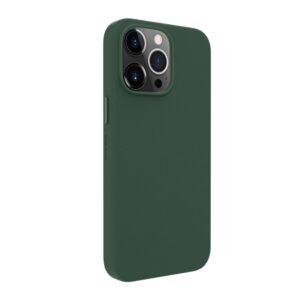 Aizmugurējais vāciņš Evelatus Apple iPhone 14 Pro Max Genuine Leather case with MagSafe Dark Green