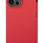 Tagakaaned Lacoste Apple Phone 14 Pro Iconic Petit Pique Logo Case Red