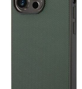 Aizmugurējais vāciņš Lacoste Apple iPhone 14 Pro Iconic Petit Pique Logo Case Dark Green
