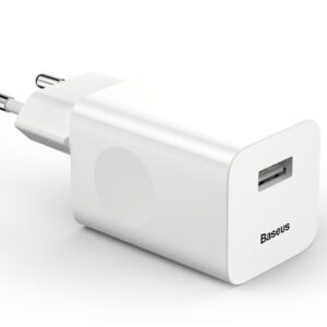 Adapteris Baseus  Wall charger QC 3.0 1x USB 3A 24W White