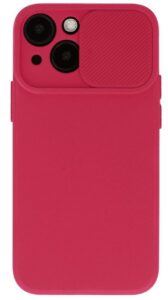 Aizmugurējais vāciņš iLike Apple iPhone 14 Pro Camshield Soft Dark Cherry