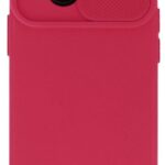 Aizmugurējais vāciņš iLike Apple Iphone 14 Pro Max Camshield Soft Dark Cherry