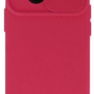 Aizmugurējais vāciņš iLike Apple Iphone 14 Pro Max Camshield Soft Dark Cherry