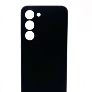Back panel cover Evelatus Samsung Galaxy S23 Plus Premium Soft Touch Silicone Case Black