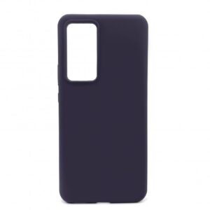 Back panel cover Evelatus Xiaomi 12T Pro Premium Soft Touch Silicone Case Midnight Blue