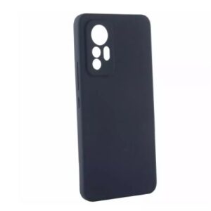 Back panel cover Evelatus Xiaomi 12T Premium Soft Touch Silicone Case Midnight Blue
