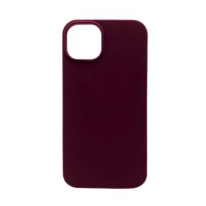 Aizmugurējais vāciņš Evelatus Apple iPhone 14 Premium Magsafe Soft Touch Silicone Case Plum