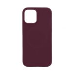 Back panel cover Evelatus Apple iPhone 14 Pro Max Premium Magsafe Soft Touch Silicone Case Plum