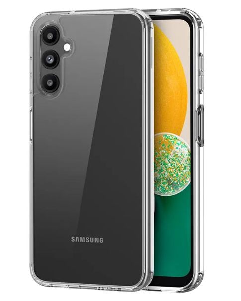 Back panel cover Evelatus Samsung Galaxy A14 Clear Silicone Case 1.5mm TPU Transparent