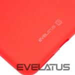 Back panel cover Evelatus Xiaomi Redmi A1 / A2 Nano Silicone Case Soft Touch TPU Red