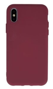 Aizmugurējais vāciņš iLike - iPhone 11 Silicon case Burgundy