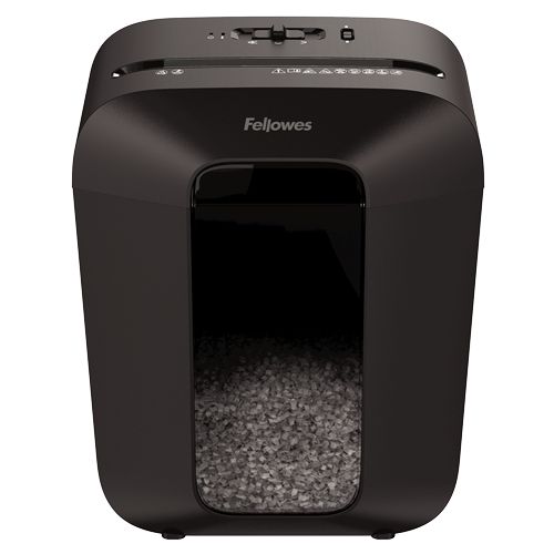 Office supplies Fellowes Powershred LX41 Black, 17 L, Credit cards shredding, Mini-Cut Shredder, Paper handling standard/output 8 sheets per pass, Warranty 24 month(s)