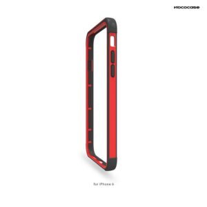 Aizmugurējais vāciņš Hoco Apple iPhone 6  Coupe Series Double-Color Bracket bumper Red