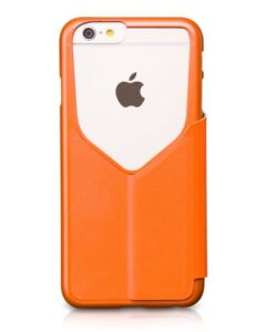 Atveramie maciņi Hoco Apple iPhone 6  In.Design PU HI-L063 Orange