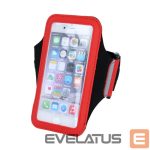 Universalus knygutės dėklas GreenGo Samsung G900 S5 (5,1') Sport Arm Case Red