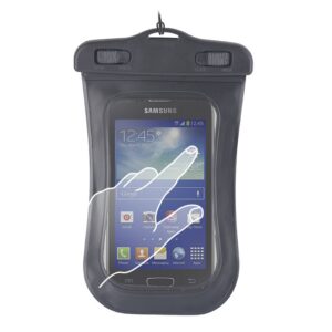 Maciņš universāla grāmata GreenGo Universal Waterproof case 4.5-5.0 162x100mm Black