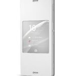 Knygos tipo dėklas dėklai Sony  Flip cover for XPERIA Z3 D6603 SCR 24 White