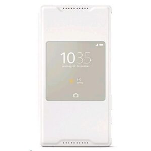 Atveramie maciņi Sony  Style-UP Cover for XPERIA Z5 E5823 SCR 44 White